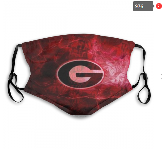 NCAA Georgia Bulldogs #10 Dust mask with filter->ncaa dust mask->Sports Accessory